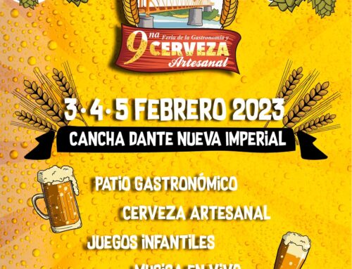 03 al 05 febrero: 9a Feria de la Gastronomía y Cerveza Artesanal #NuevaImperial 2023