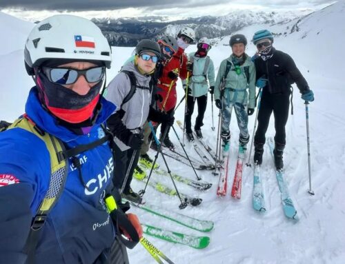 Melipeuco fue escenario de una exigente competencia de esquí de montaña