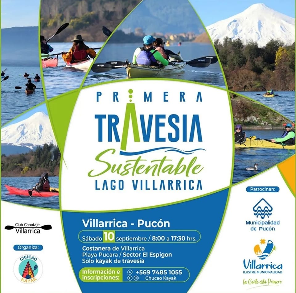 Primera Travesía Sustentable se realiza este sábado entre Villarrica y Pucón
