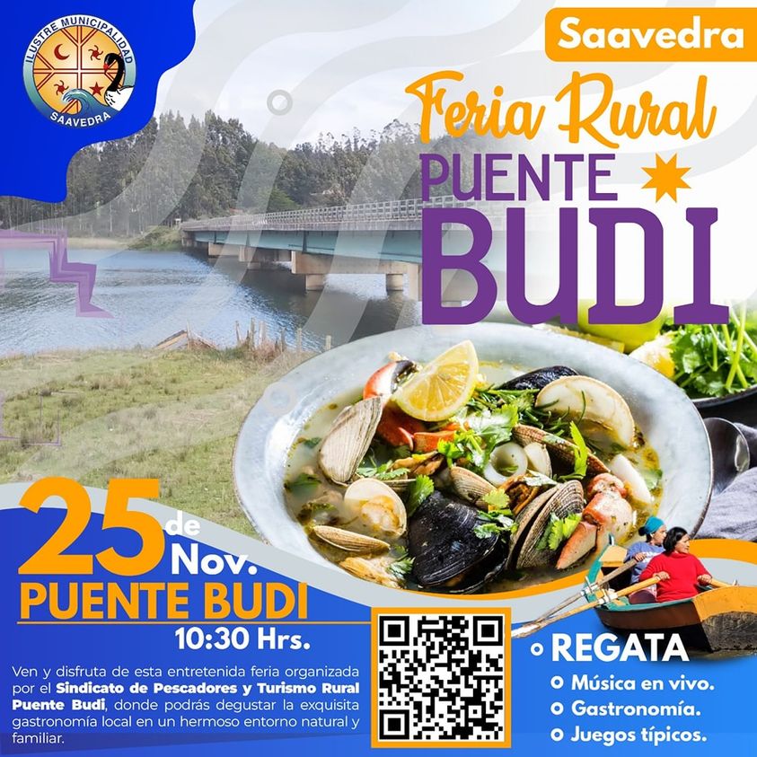 25 de noviembre: Feria Rural Puente Budi #Saavedra 2023