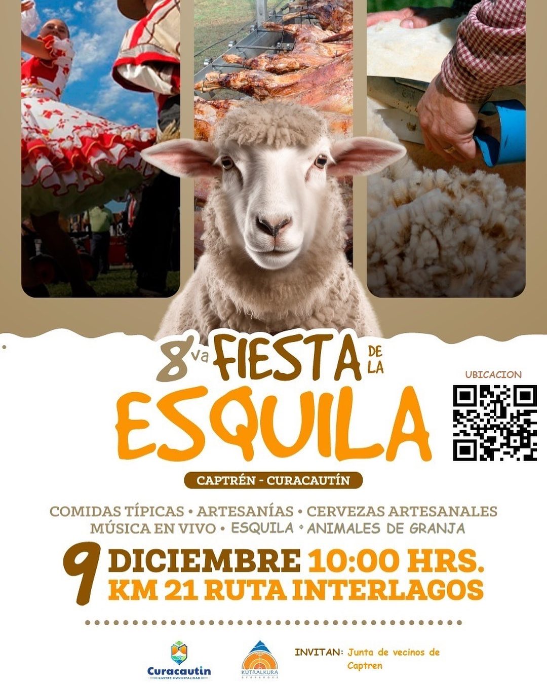 09 de diciembre: 8va Fiesta de la Esquila #Curacautín 2023