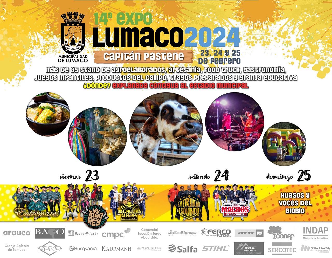 23 al 25 de febrero: 14° Expo Lumaco 2024