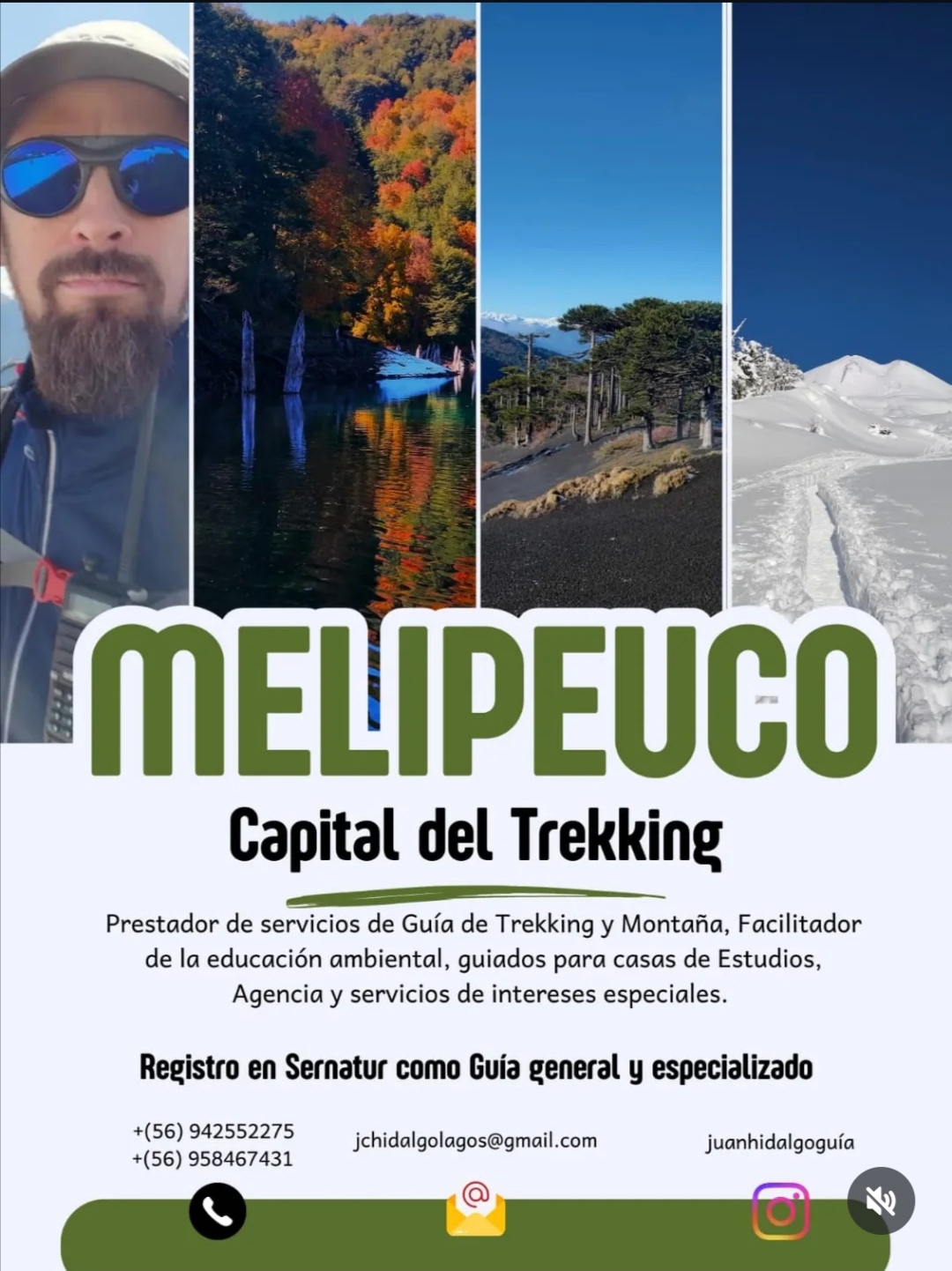 Guía de trekking y montaña Juan Hidalgo – Melipeuco